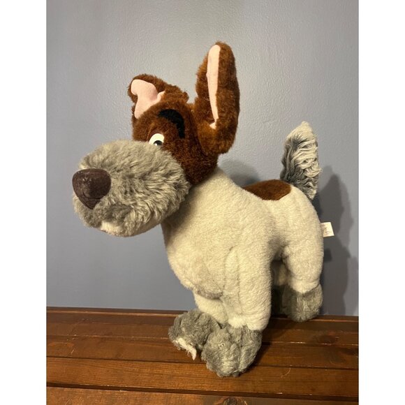 Vintage 1988 Disney Oliver &‎ Co Dodger Dog Plush Designed For Sears See Photos - Picture 1 of 12